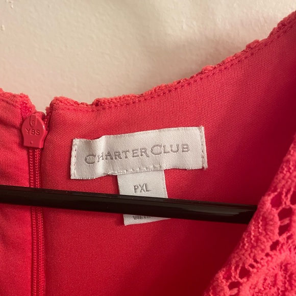 CHARTER CLUB FIT AND FLARE DRESS PETITE XL NEW WITH TAG - Picture 4 of 5